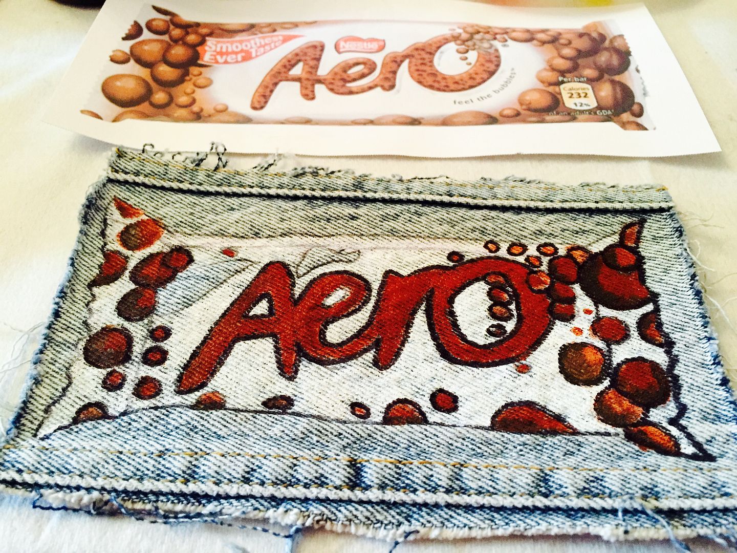 Beckerman Blog Chocolate Bar DIY JEANS!